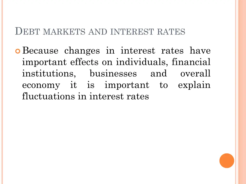 d ebt markets and interest rates 4