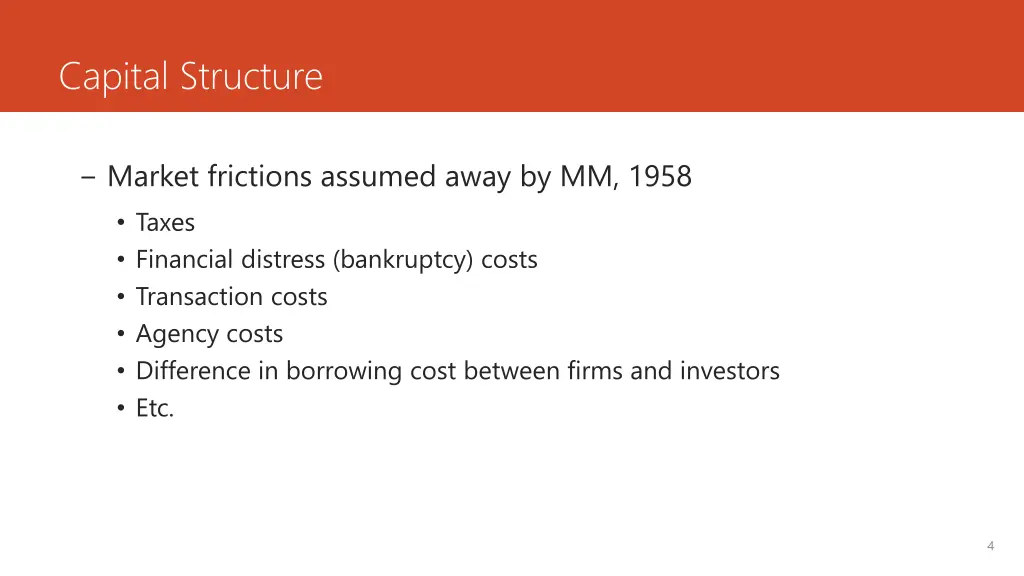 capital structure 1