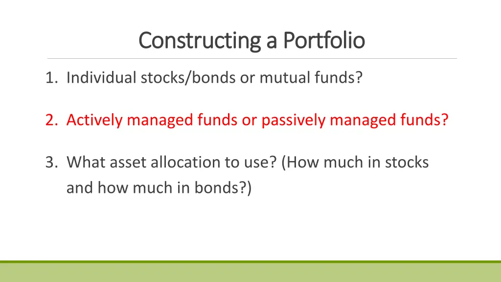 constructing a portfolio constructing a portfolio 4