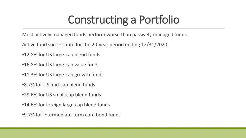 constructing a portfolio constructing a portfolio 5