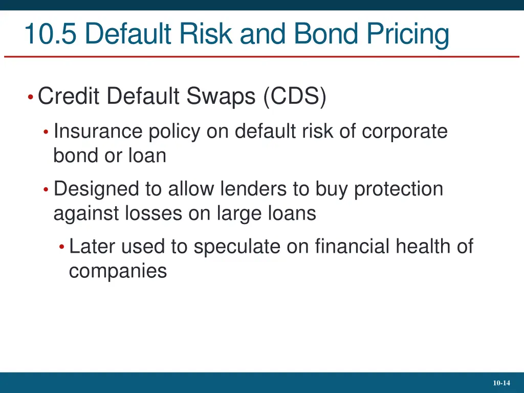 10 5 default risk and bond pricing 5