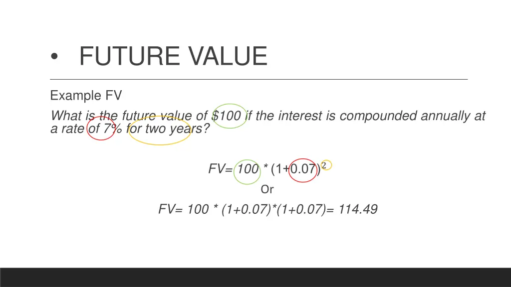future value 1
