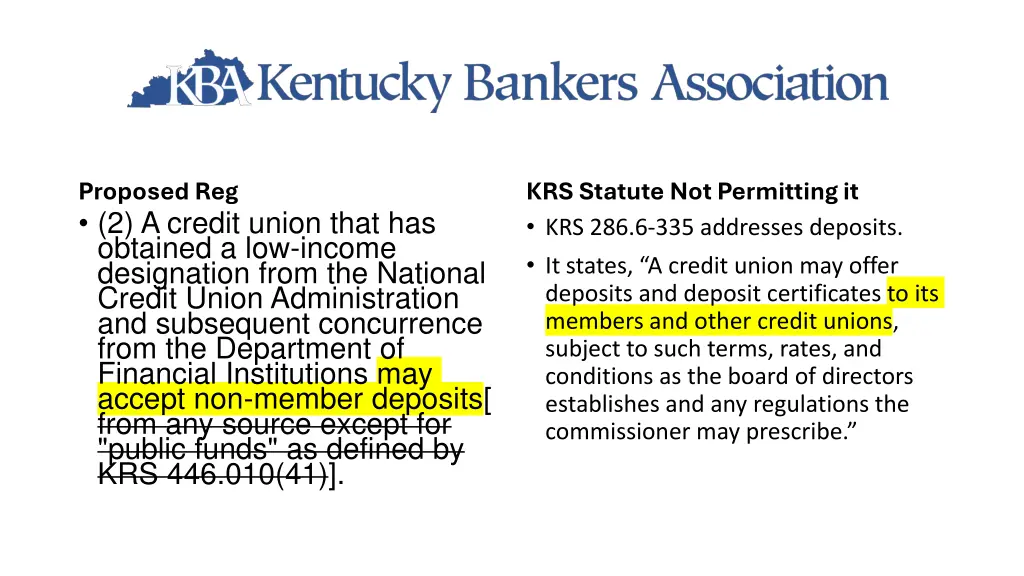 proposed reg 2 a credit union that has obtained 1