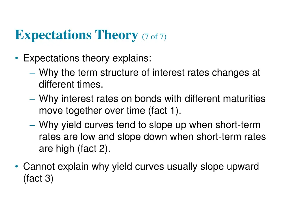 expectations theory 7 of 7
