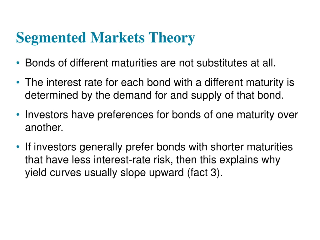 segmented markets theory