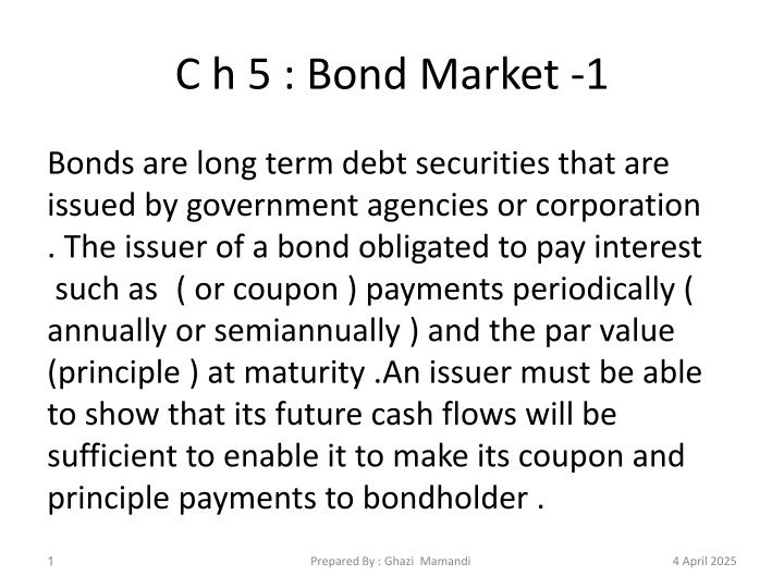 c h 5 bond market 1