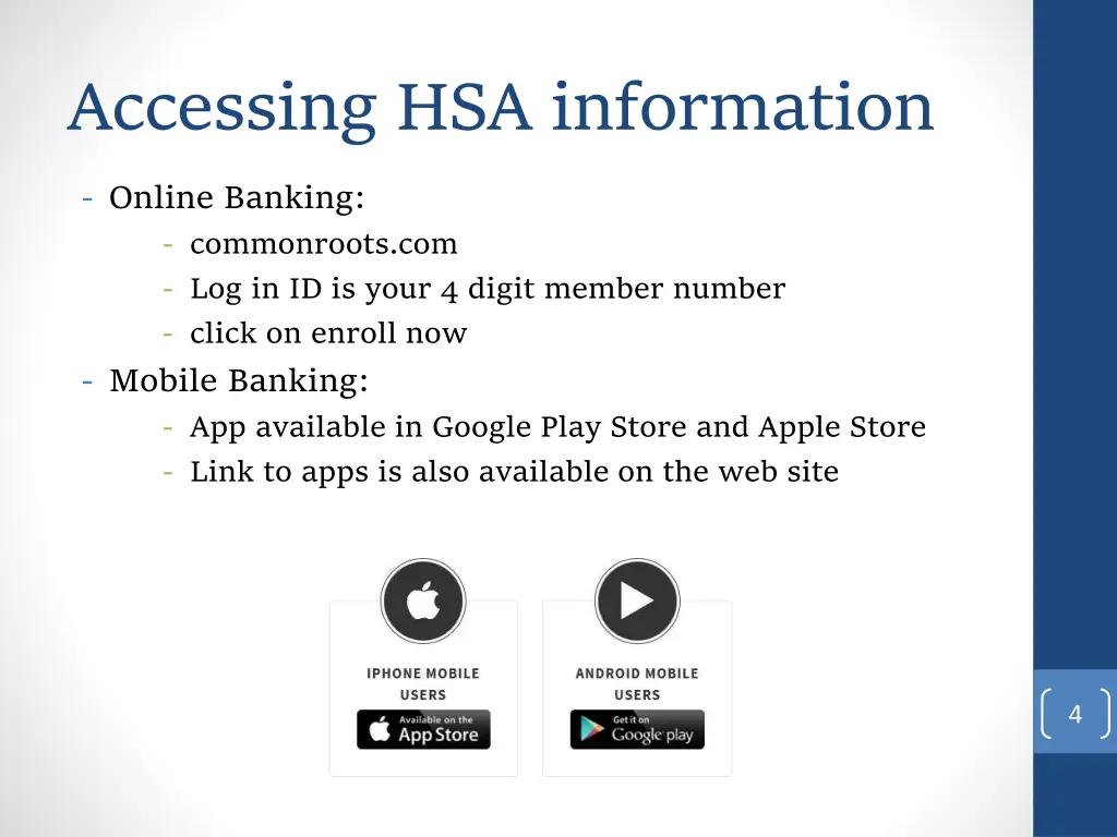 accessing hsa information