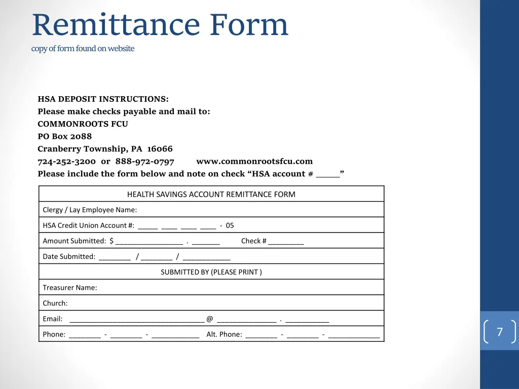 remittance form copy of form found on website