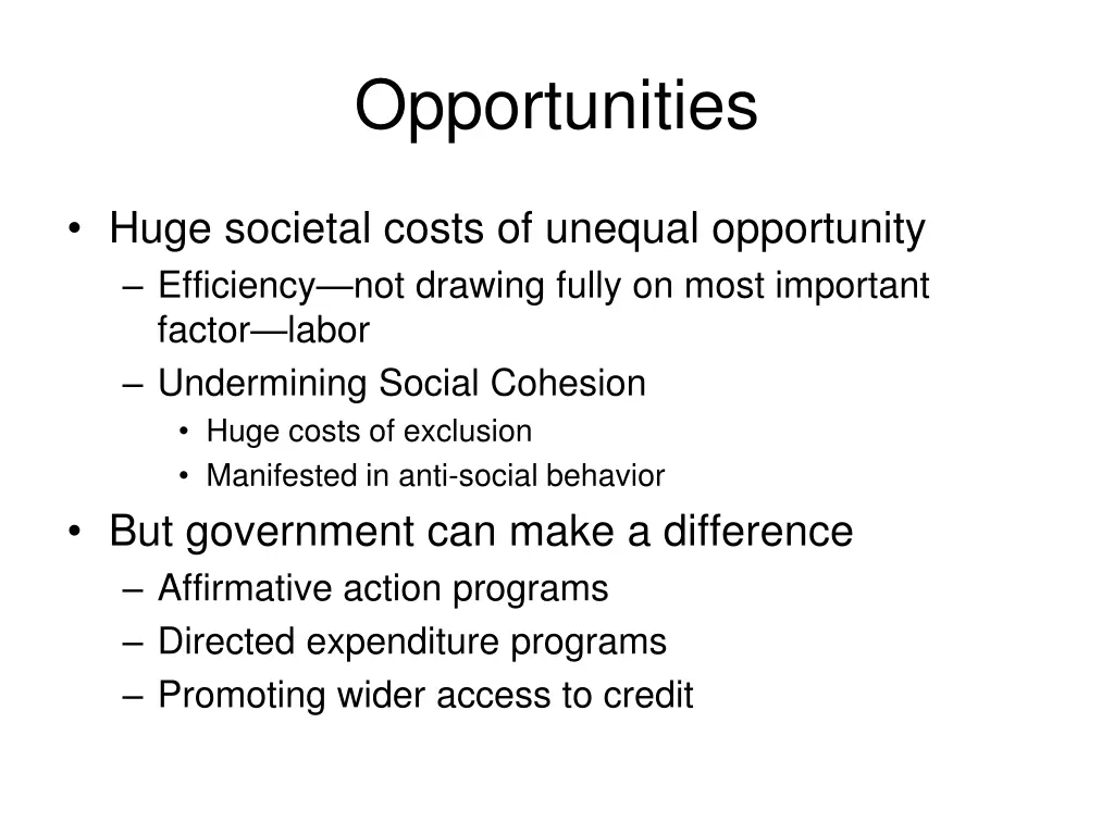 opportunities 1