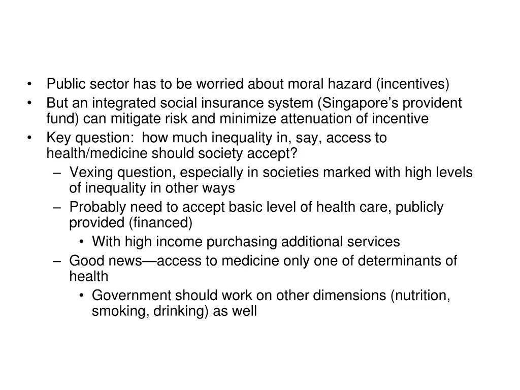 public sector has to be worried about moral