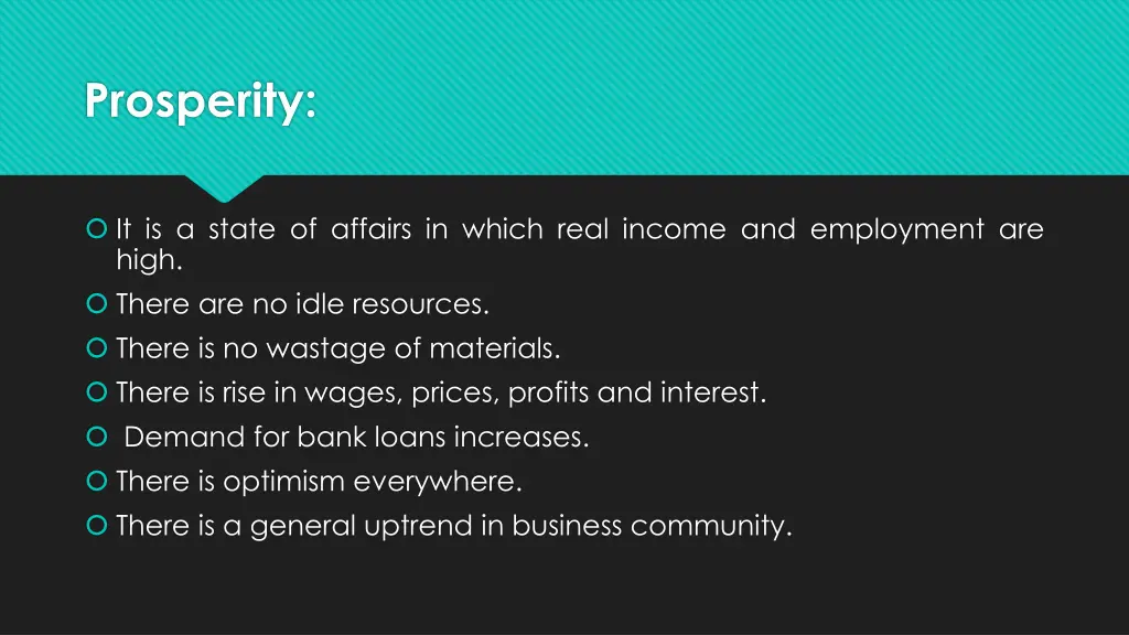 prosperity
