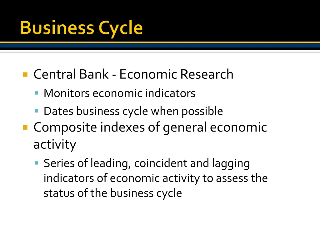 central bank economic research monitors economic