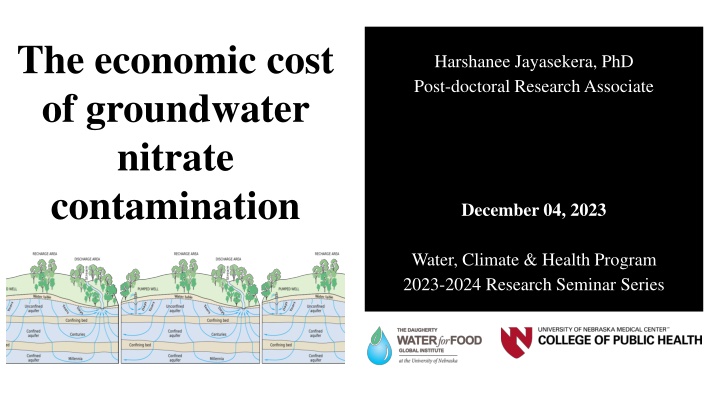 the economic cost of groundwater nitrate