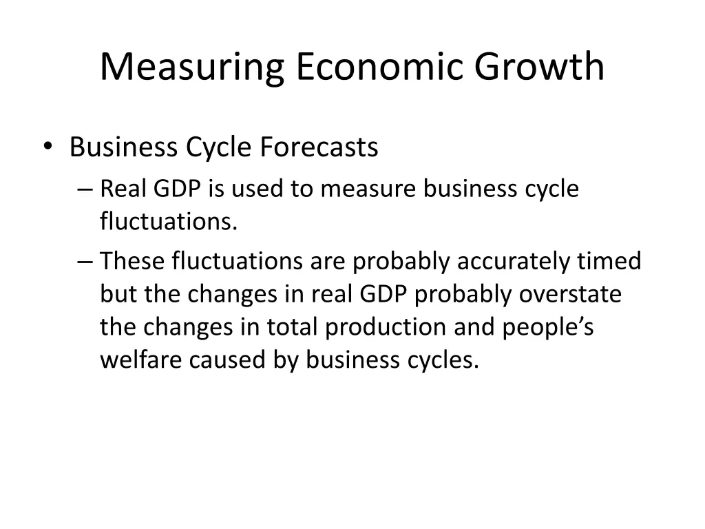 measuring economic growth 1