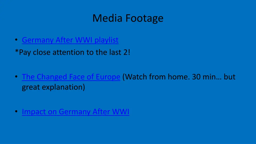 media footage