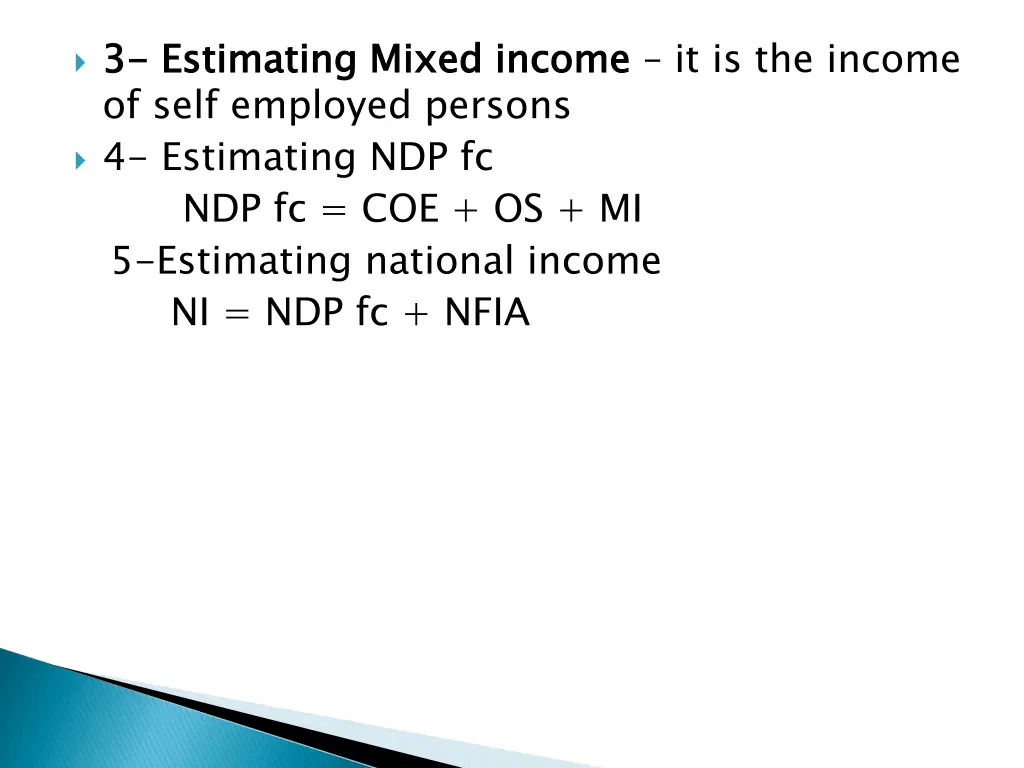 3 3 estimating mixed income of self employed