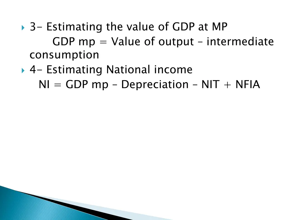 3 estimating the value of gdp at mp gdp mp value