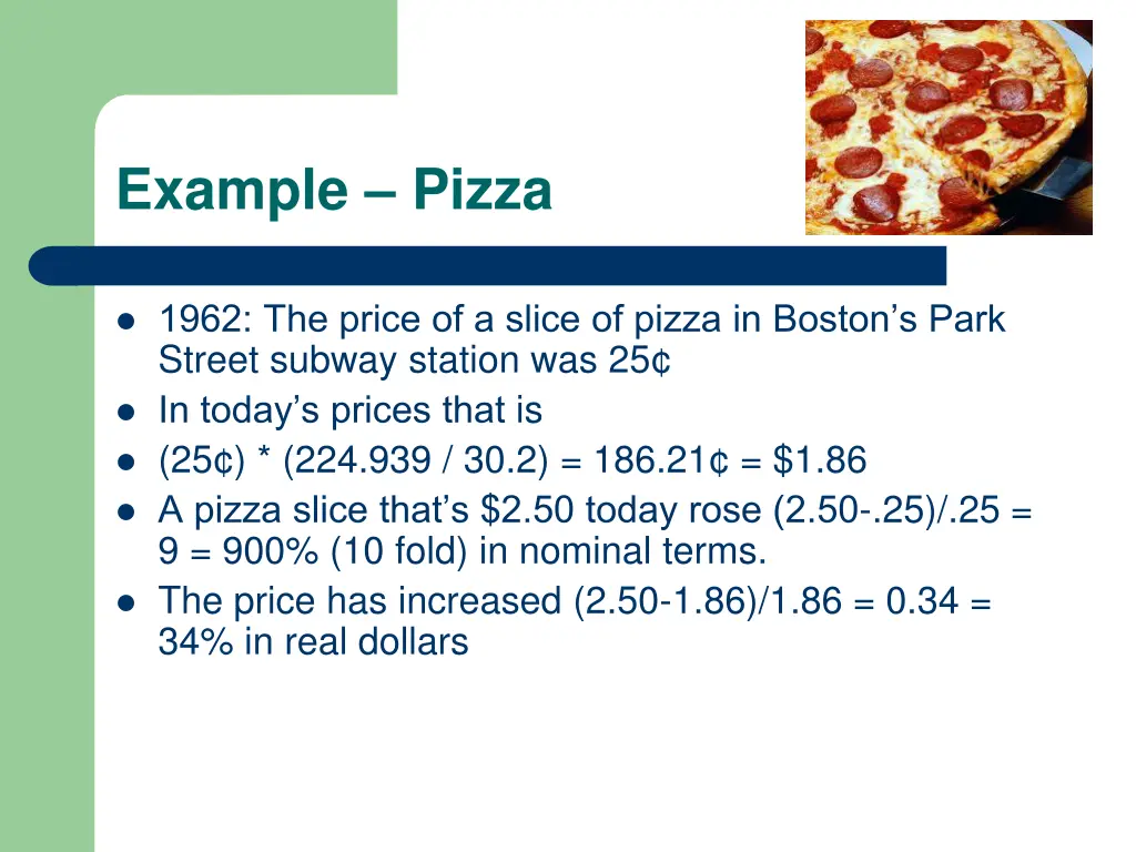 example pizza