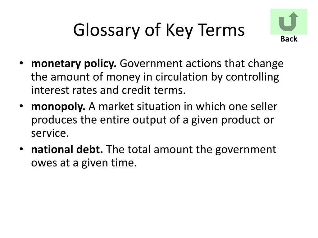 glossary of key terms 5