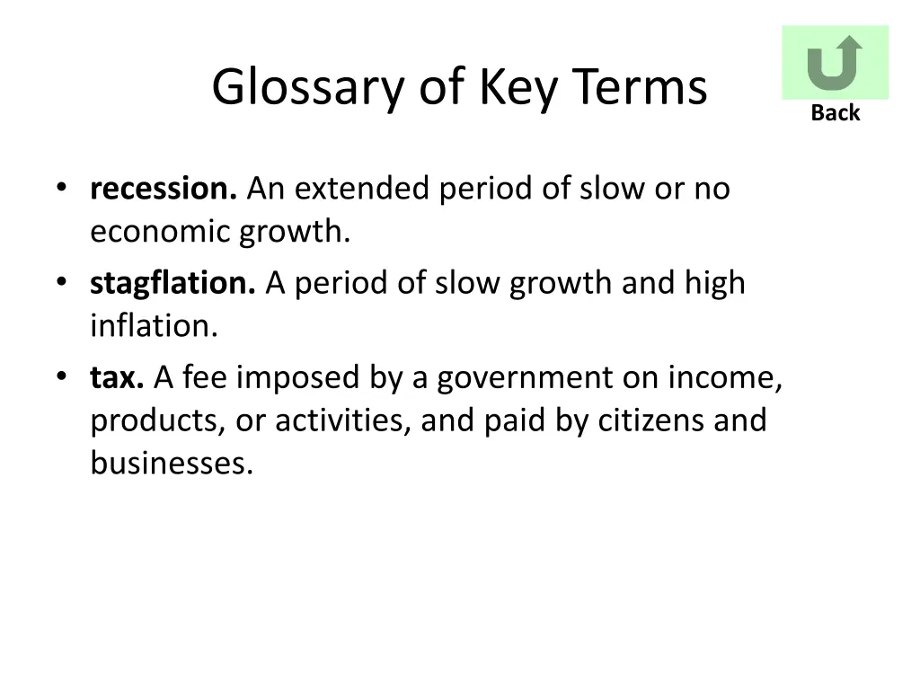 glossary of key terms 7