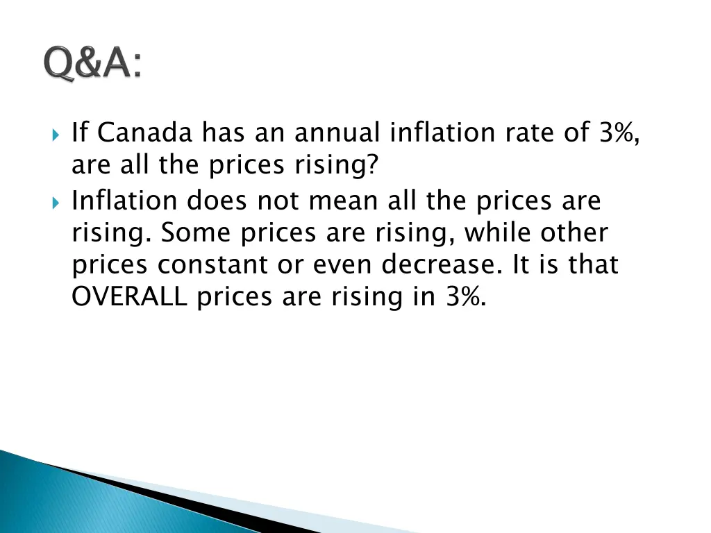 if canada has an annual inflation rate