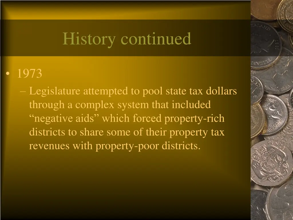 history continued