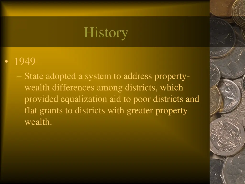 history