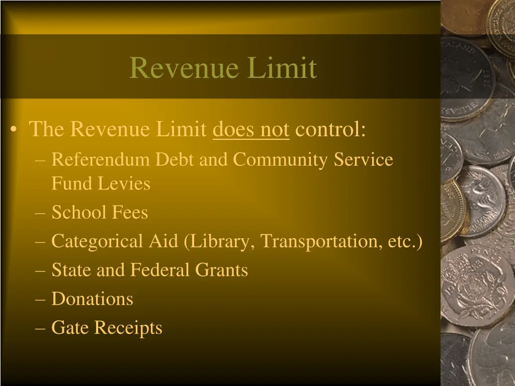 revenue limit 2