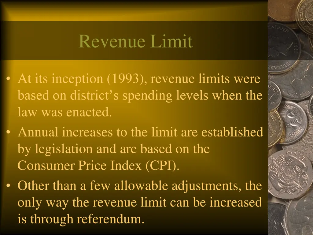 revenue limit