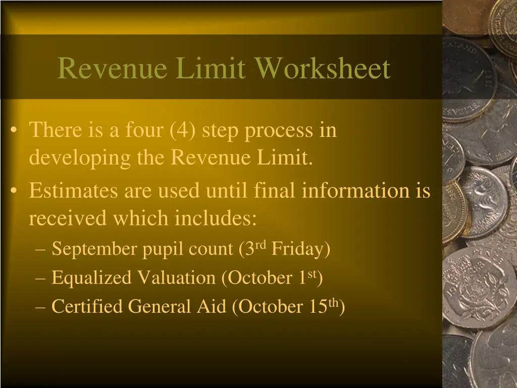 revenue limit worksheet 1