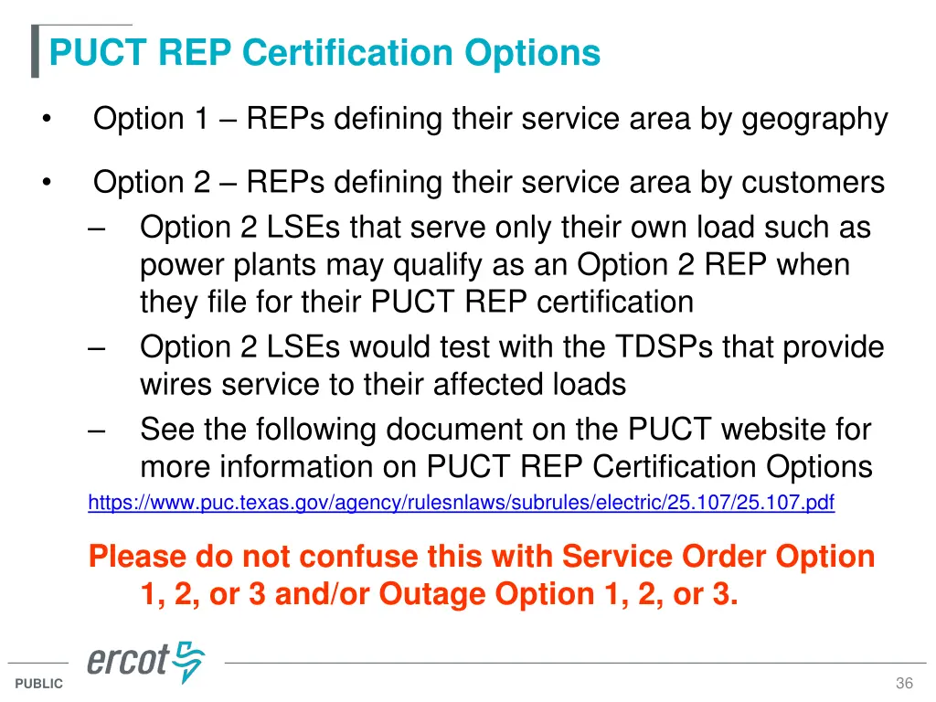 puct rep certification options