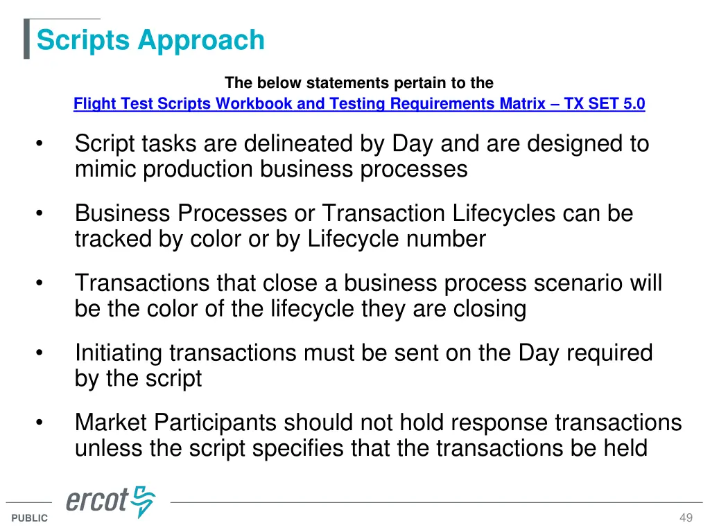 scripts approach