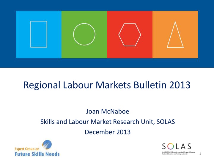 regional labour markets bulletin 2013