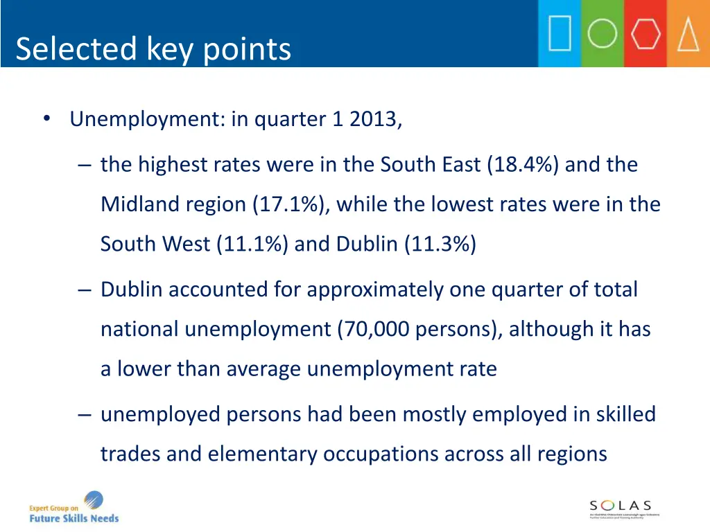 selected key points 1