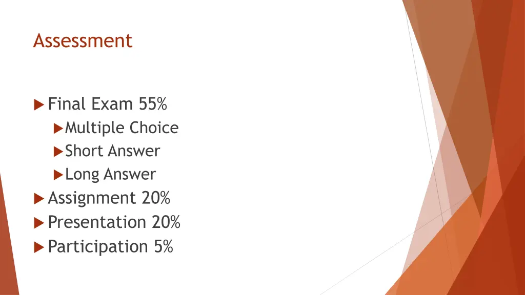 assessment