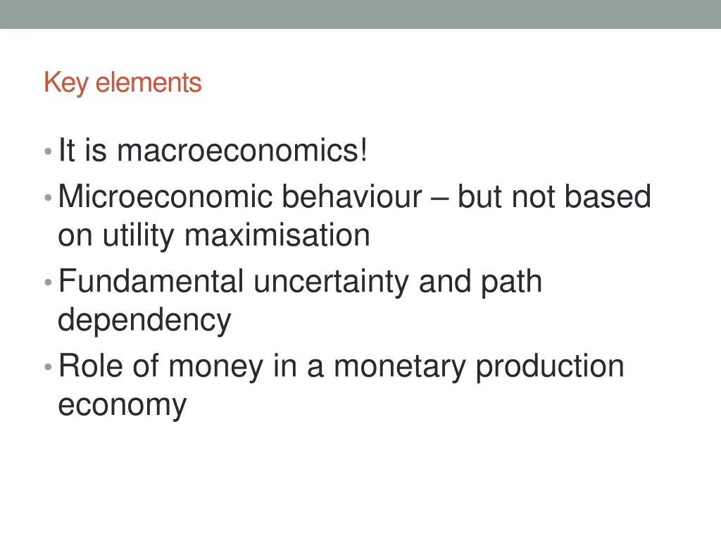key elements