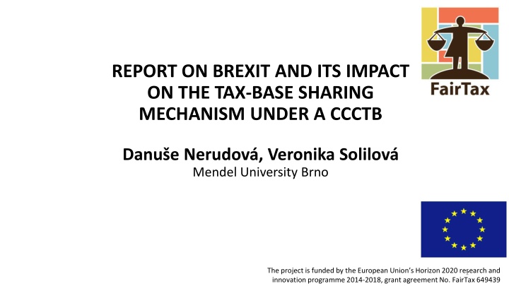 report on brexit and its impact on the tax base