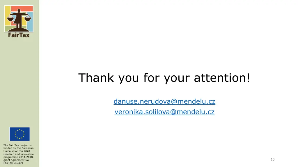 thank you for your attention