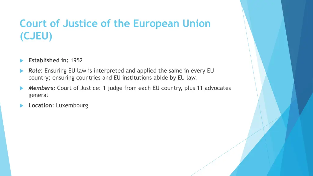 court of justice of the european union cjeu