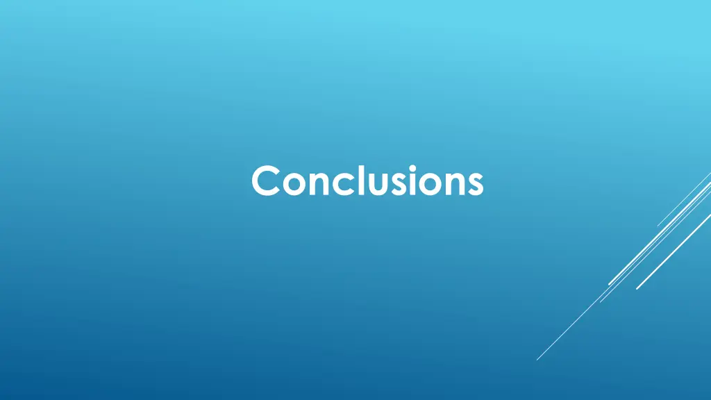 conclusions