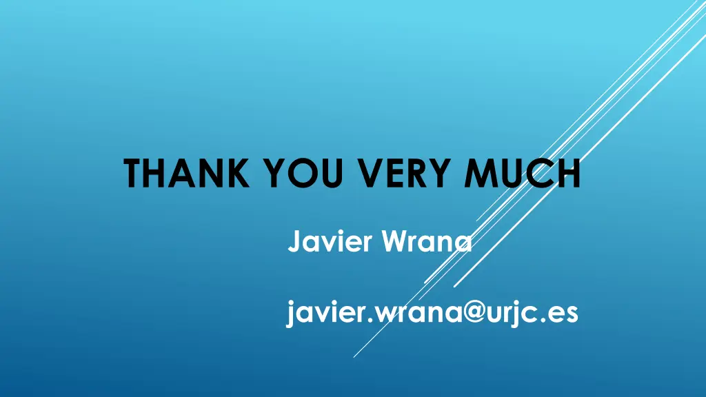 thank you very much