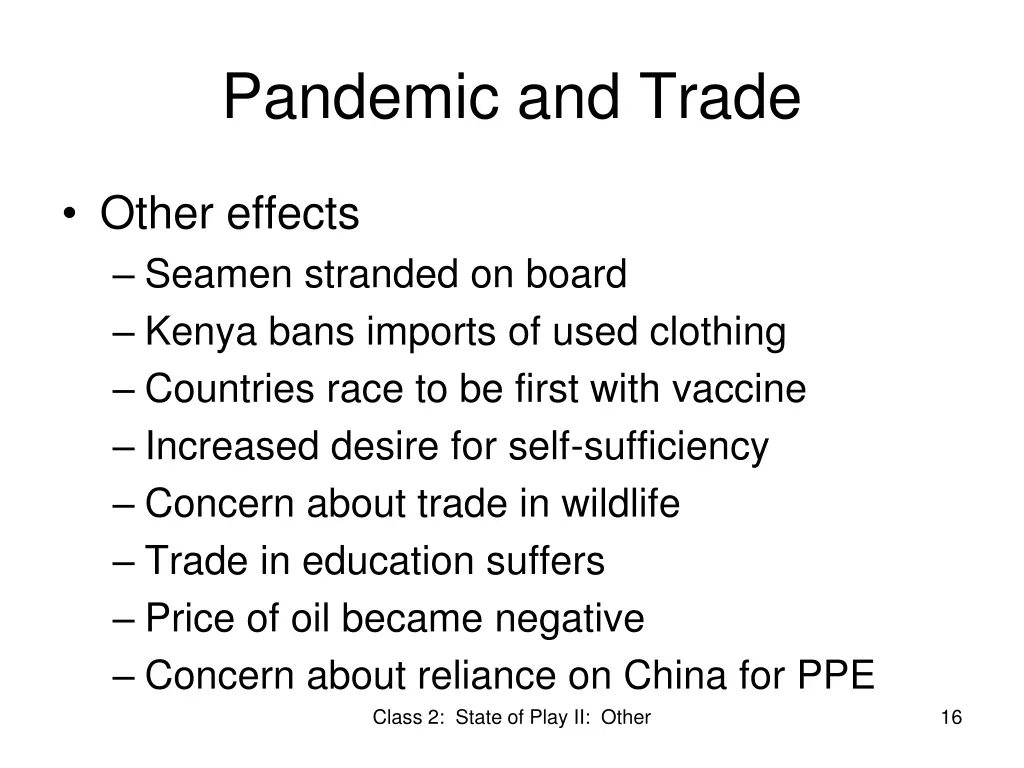 pandemic and trade 2