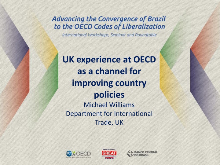 uk experience at oecd as a channel for improving