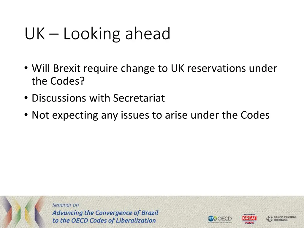 uk looking ahead