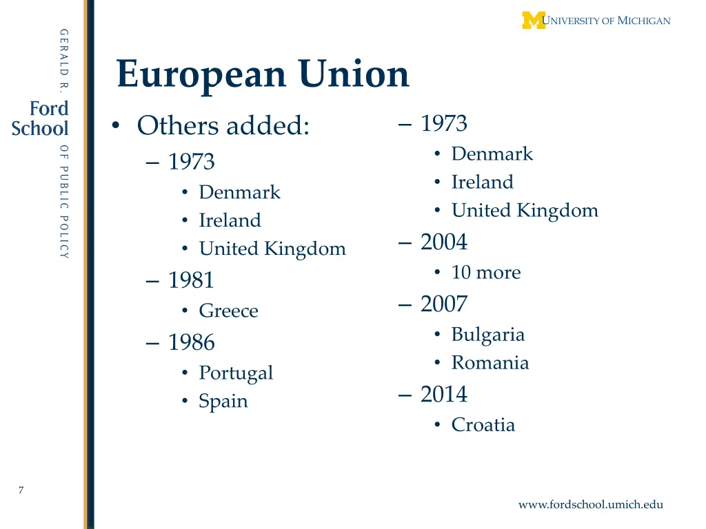 european union others added 1973 denmark ireland
