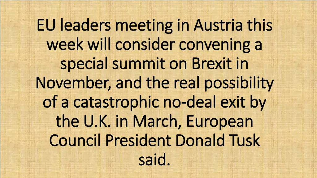 eu leaders meeting in austria this eu leaders