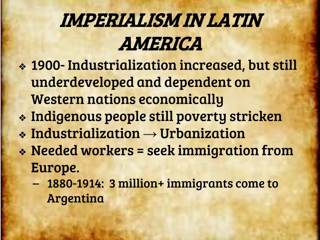 imperialism in latin imperialism in latin america 1