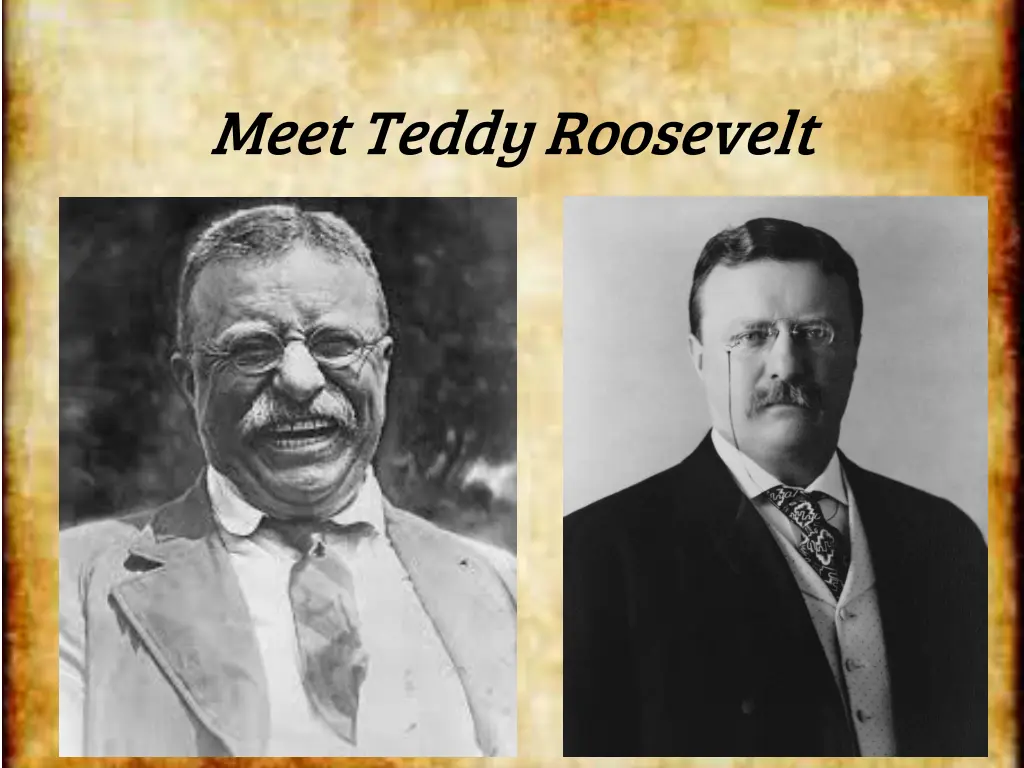 meet teddy roosevelt