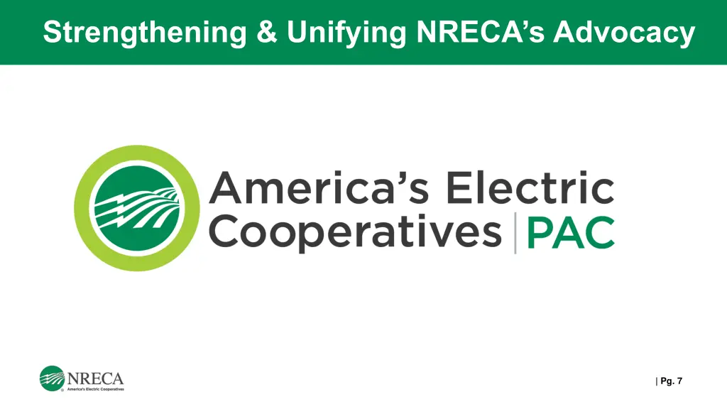strengthening unifying nreca s advocacy