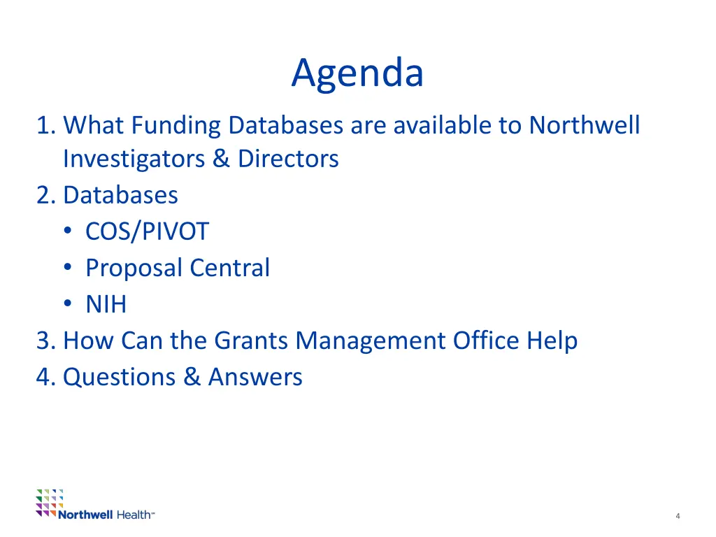 agenda